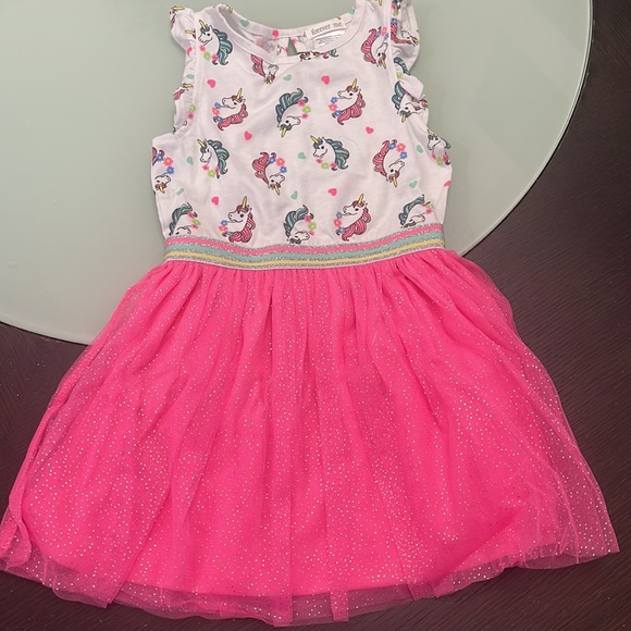 *BRAND NEW* Pink Glitter Unicorn Dress - Picture 3 of 3